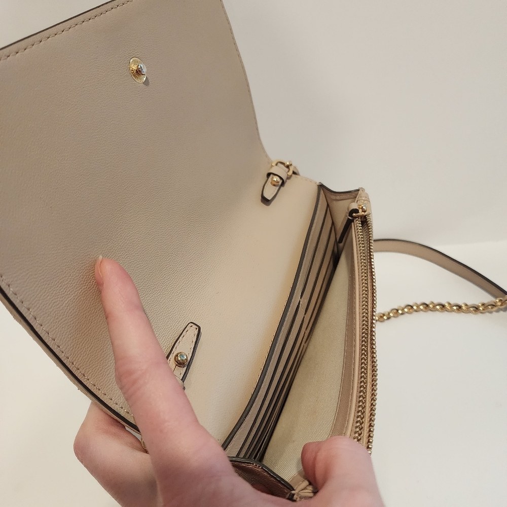 Tory Burch‎ Savannah chain wallet/purse - Picture 13 of 17